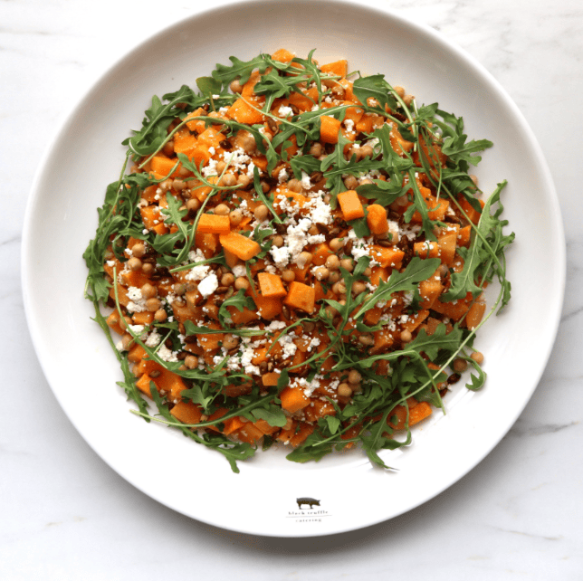 Spinach, Roast Pumpkin & Chickpea Salad