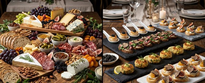 Grazing Tables vs Canapés